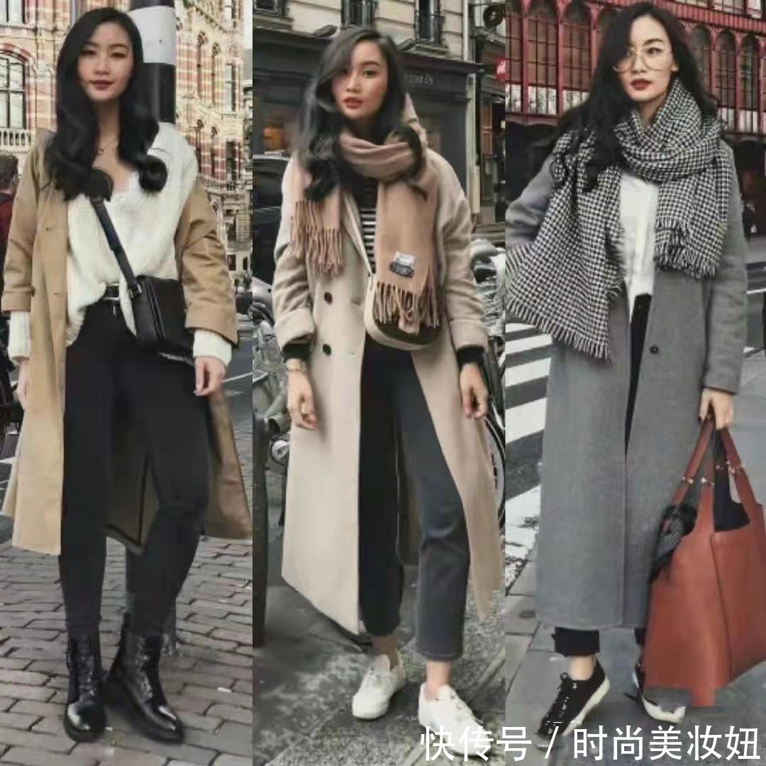 紧身裤 这是我见过最实用的大衣穿搭,高级时髦还保暖,建议收藏