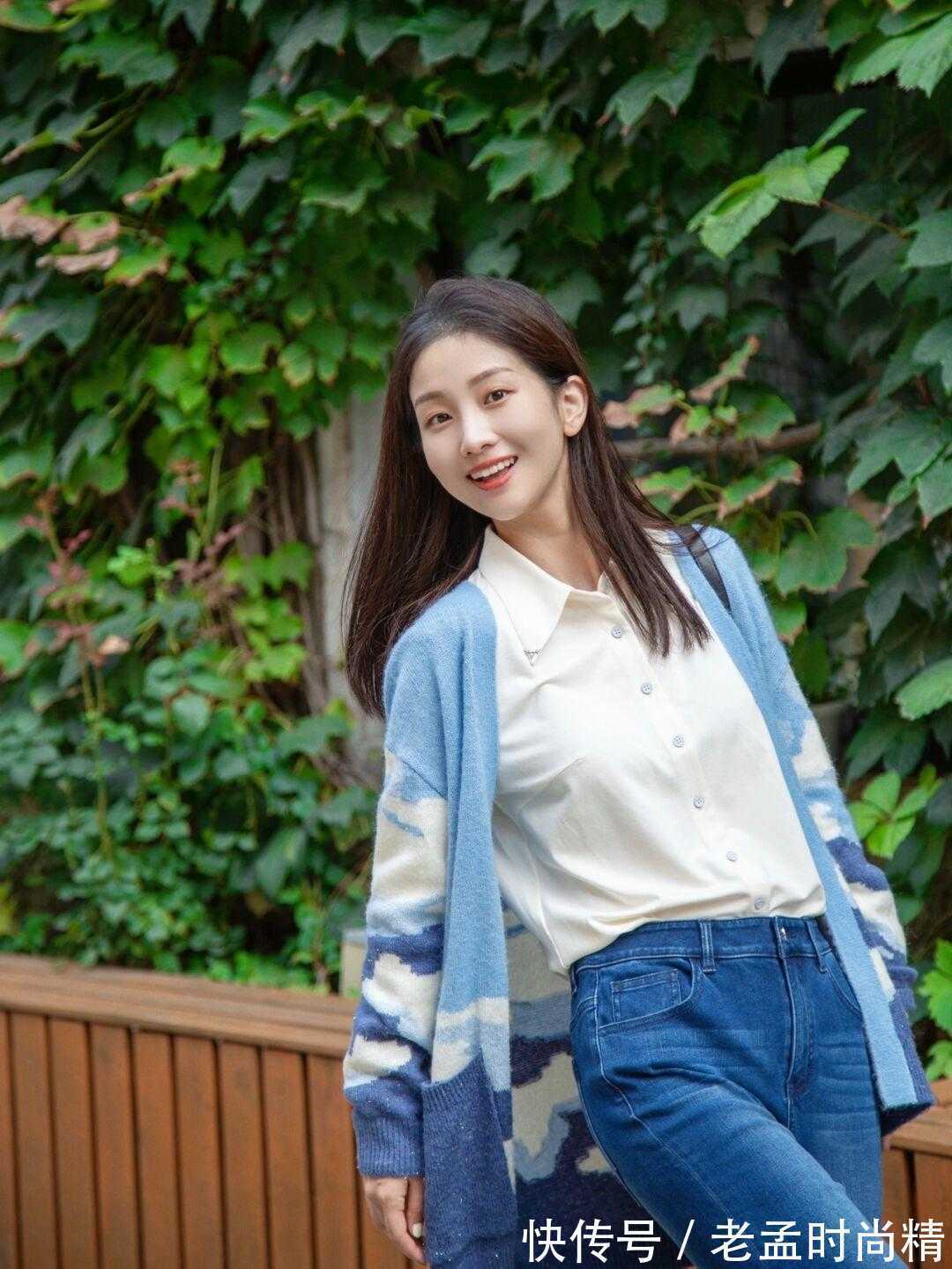 半身裙|会穿衬衫也很迷人,看这样穿多美,小细节打造气质美丽又大方