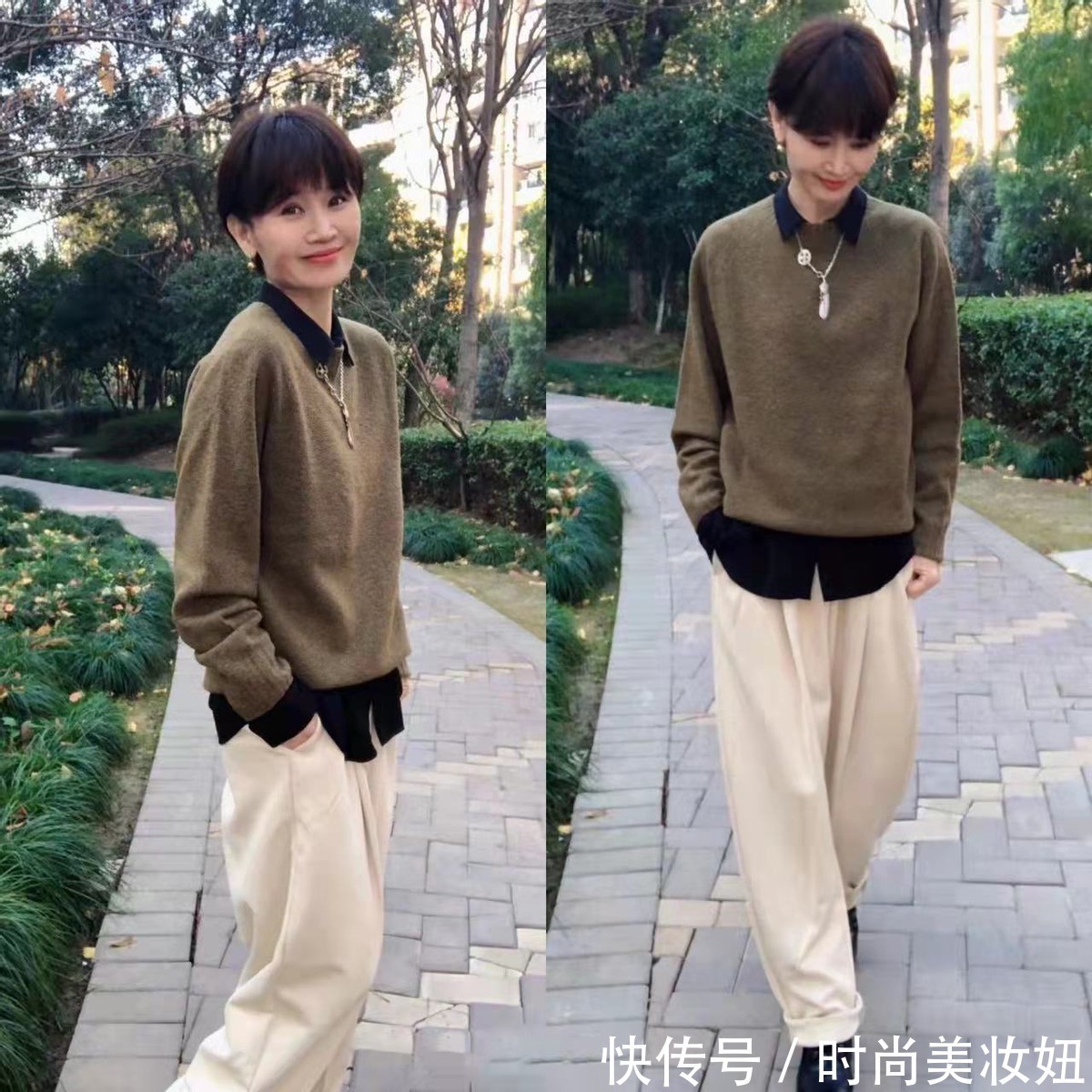 色彩|40+素人姐姐的真实穿搭,不做作、不扮嫩,却赢得体面高级