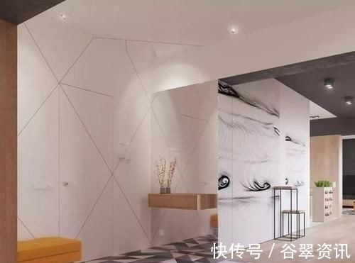 铺设|玄关,别再通铺瓷砖了,当下年轻人都喜欢这样装,也太好看了吧