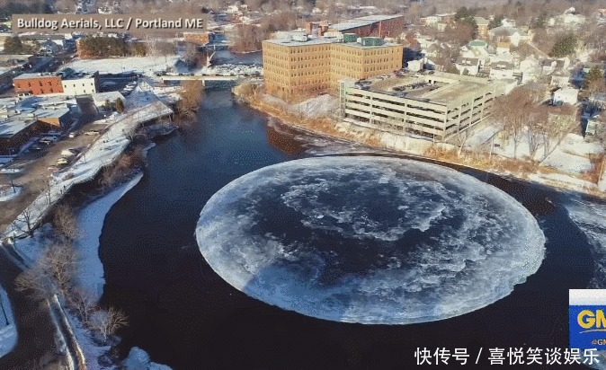 根河市 神奇！中国冷极再现旋转的圆形冰盘，它是如何产生的？