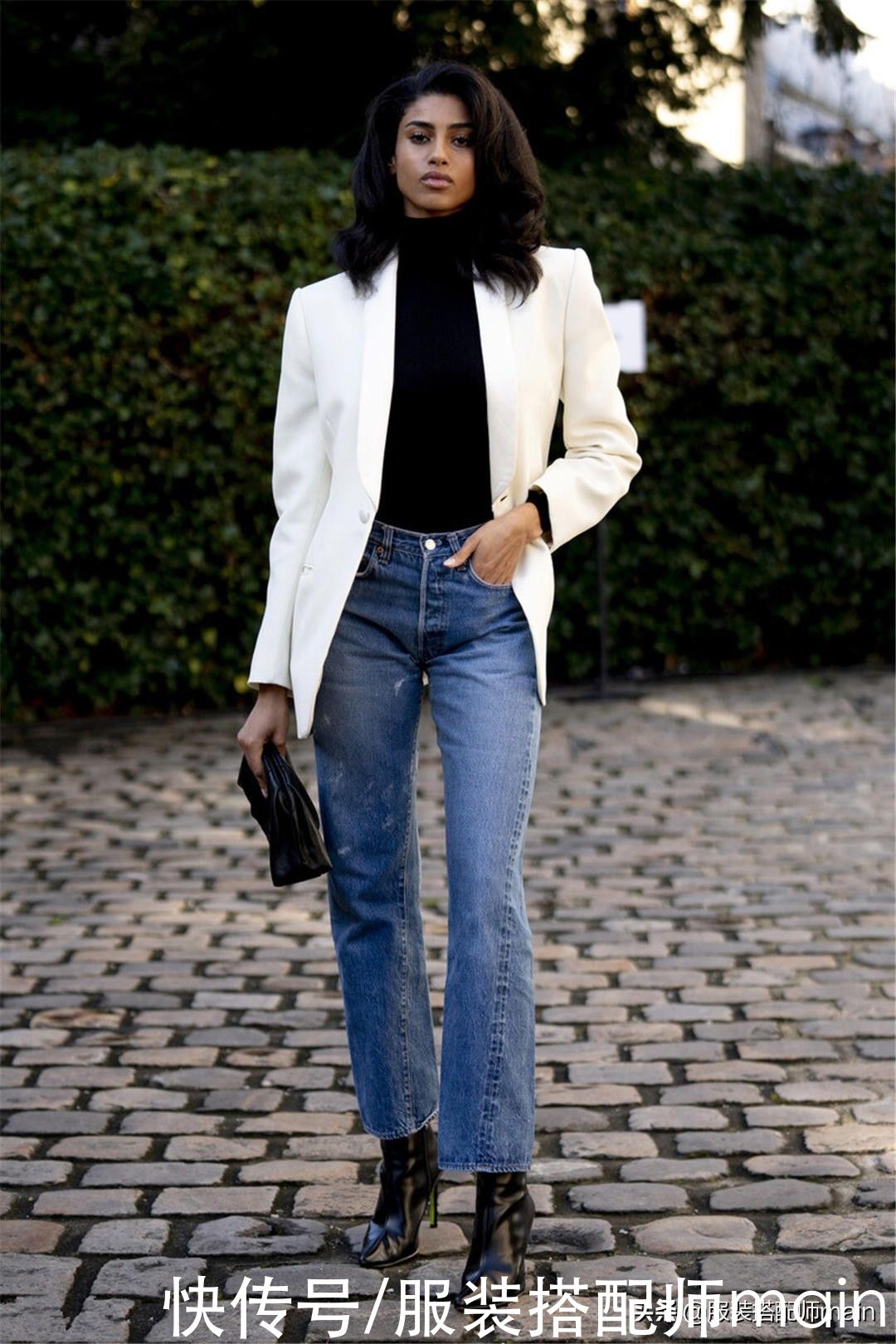 腿粗女孩怎么能少了喇叭裤，不靠PS也能“修”腿