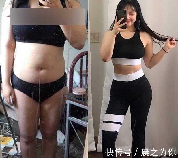 深蹲|微胖美女钟情深蹲和杠铃硬拉训练，坚持健身的她，收获完美身材