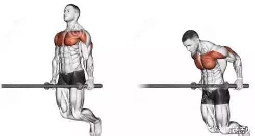 手肘|胸肌练不厚,多做屈臂撑,健身教练很多人的屈臂撑做错了