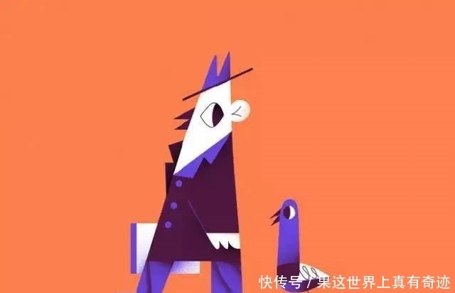 简单的几何图形,大胆的构图,独树一帜的扁平化绘画风格!!