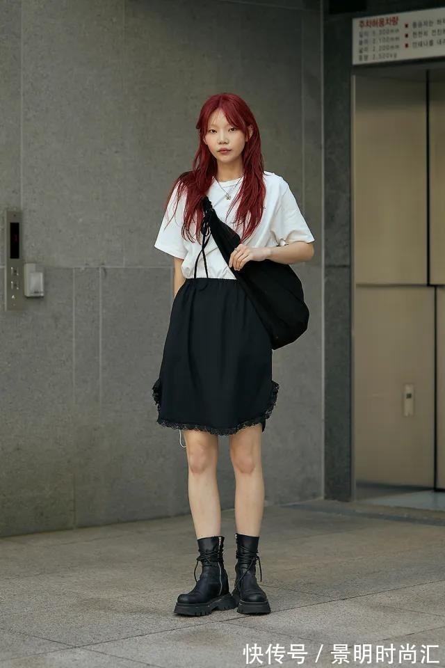 紧身衣 春末夏初适合“温柔感”穿搭,尝试舒适随性的韩系风,好看显气质