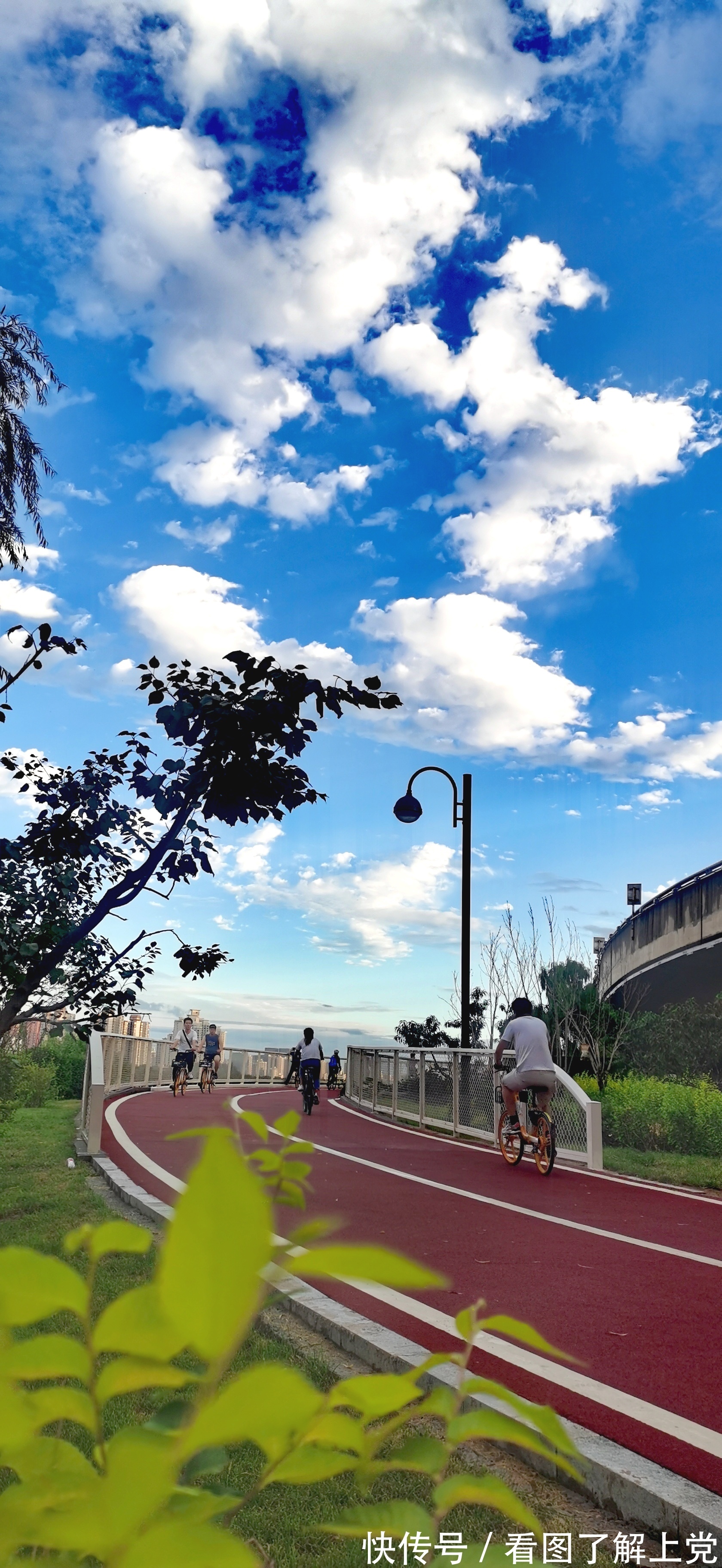 打卡|骑车健身赏风景 打卡太原滨河自行车道