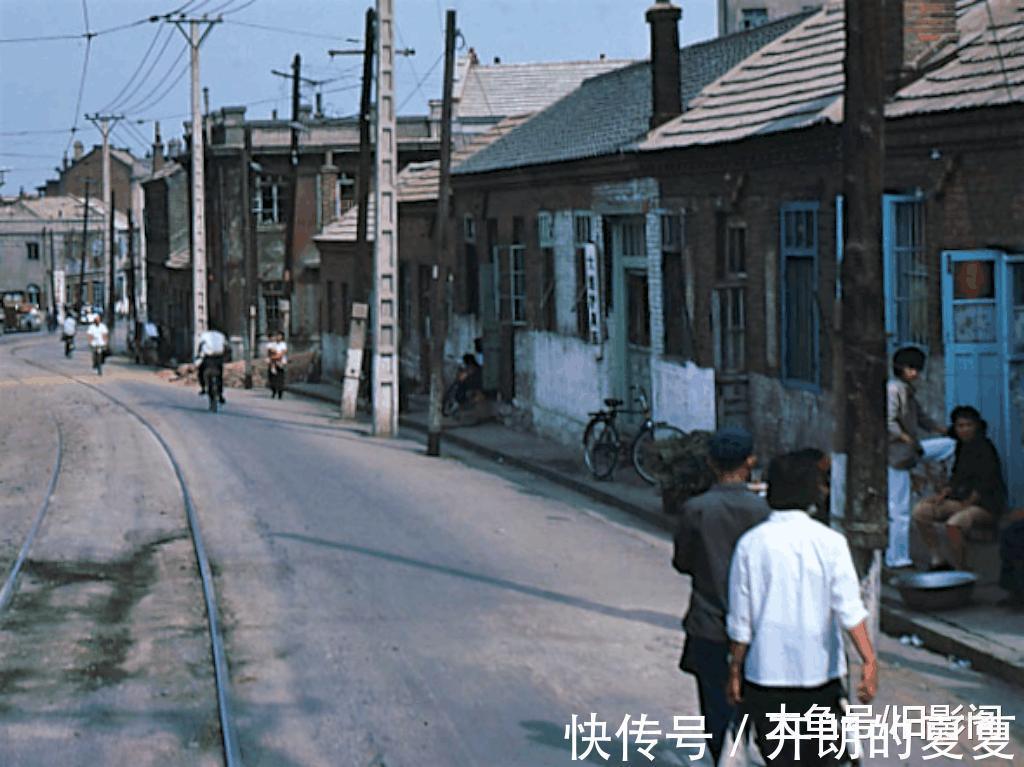 有轨电车|老照片 有轨电车长期存在的城市, 大连1983年