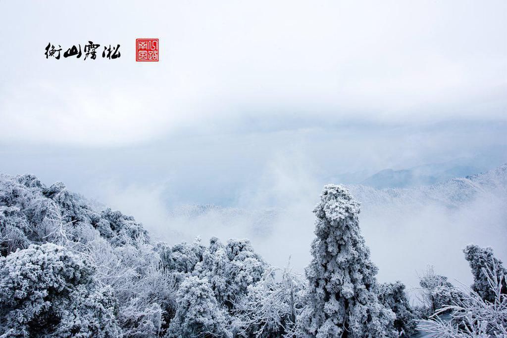 实在|湖南衡山迎来“最美”冬景，雾凇奇观实在太“仙”了