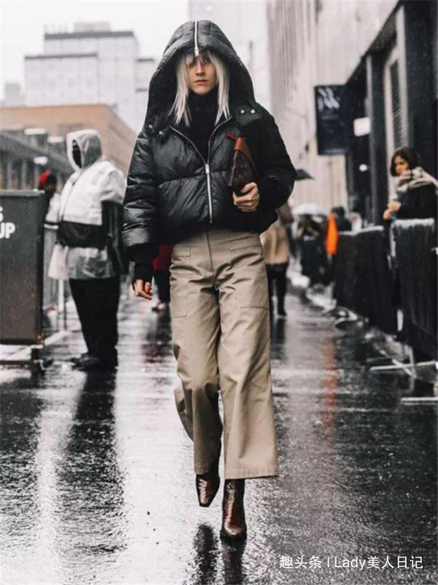 毛衣 阔腿裤搭配上衣怎么出彩配大衣气质出众,配羽绒服秒变小甜美