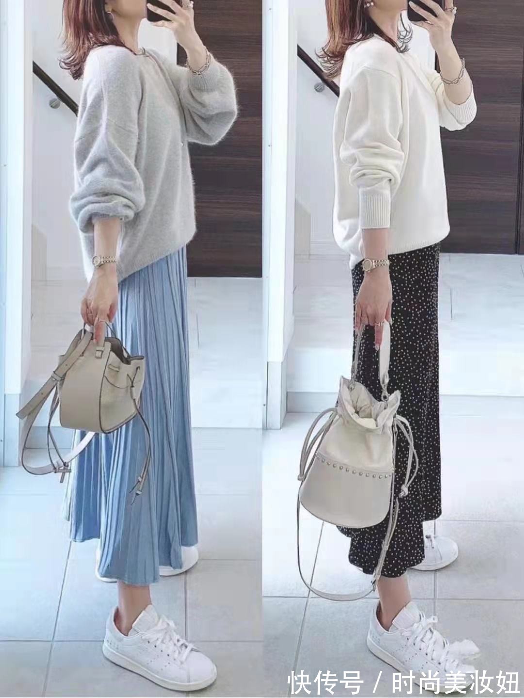 妈妈|“毛衣+9分裤”怎么搭更高级,40岁妈妈的穿搭经验,减龄又洋气