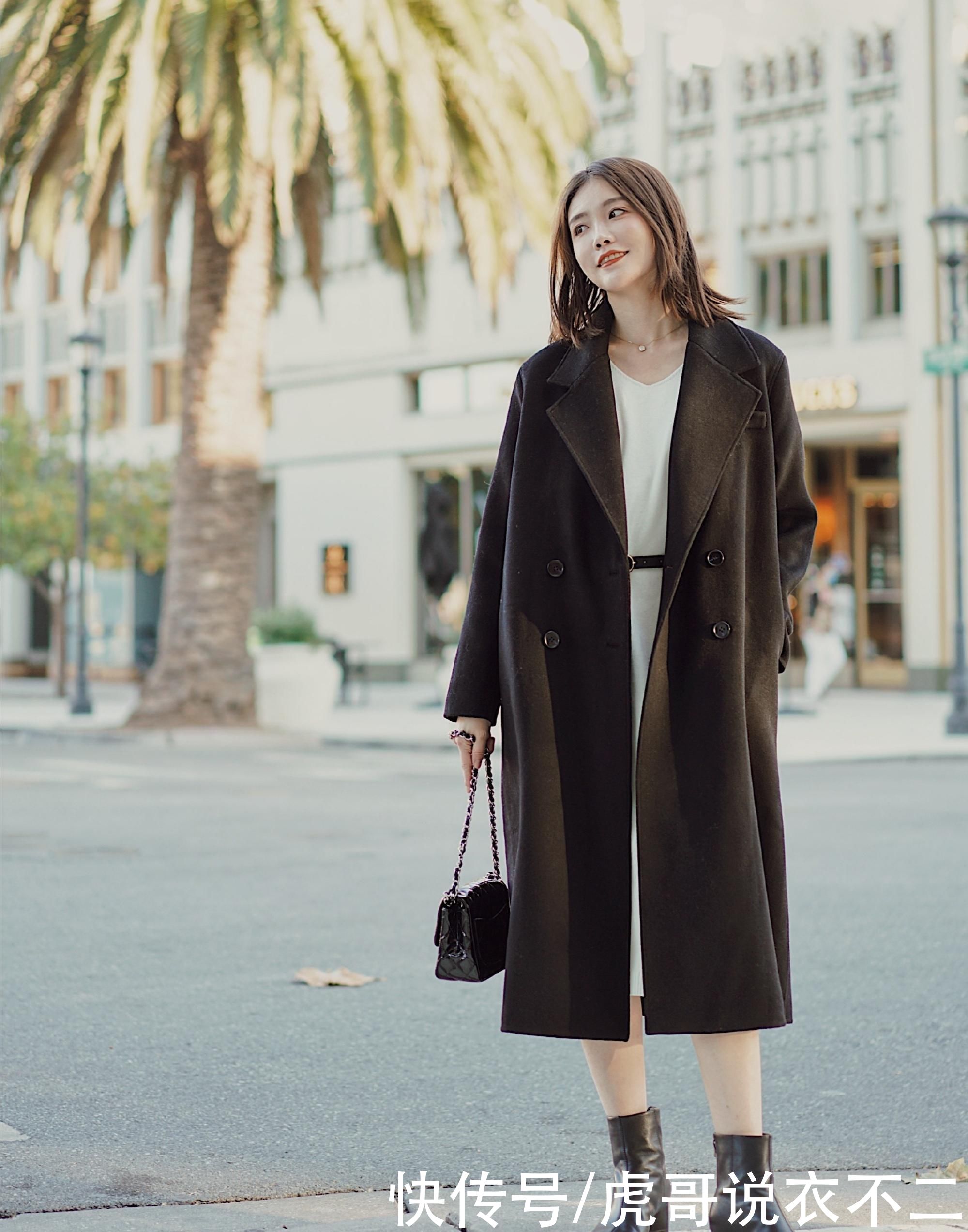 优雅的女人穿大衣遵循这3点，冬季照样美出新高度，赶紧get吧
