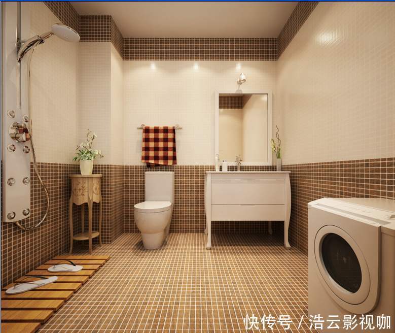 浴室柜|卫生间布局装错影响很大！一人在里边上厕所，全家人在外等着洗漱