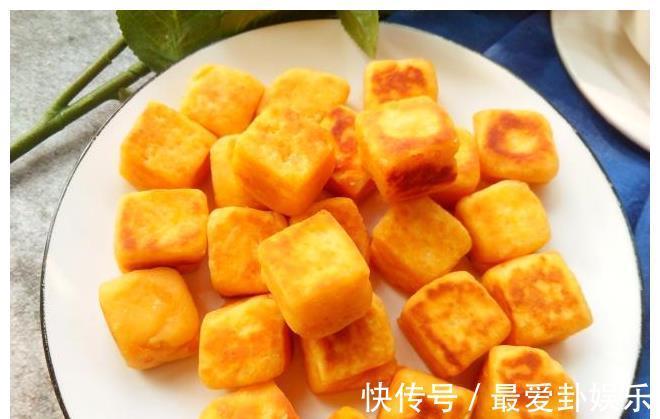 吃法|红薯改良新吃法，表面金黄松软香甜，一个平底锅就能做好