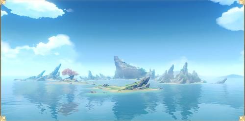空中|原神：游戏中隐藏的彩蛋，高空中巨大的岛屿，就是传说中的天空岛