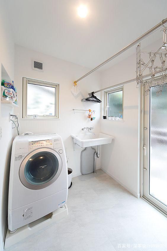 一地|日本家装中，最实用的地方当属是洗衣房，面积再小，也能一地多用