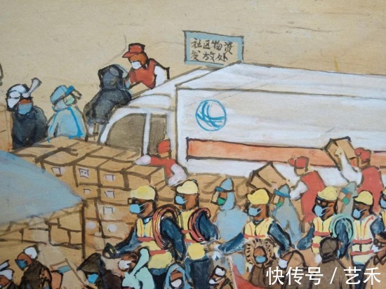 清明上河图!记沂蒙籍画家郑现峰的《西安抗疫图》