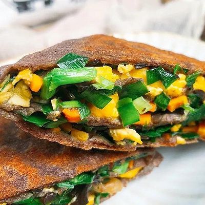 芝麻油|黑全麦馅饼