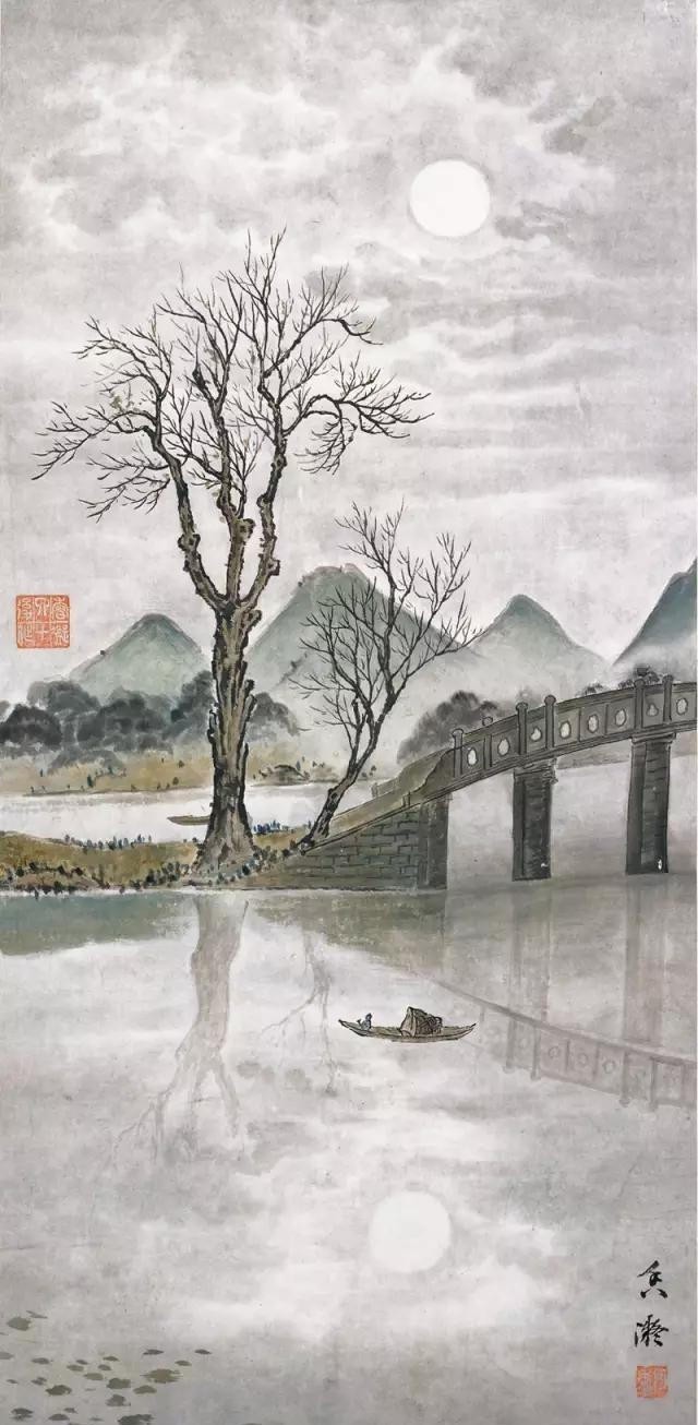 中国画|中国画-何香凝绘画,别开洞天!