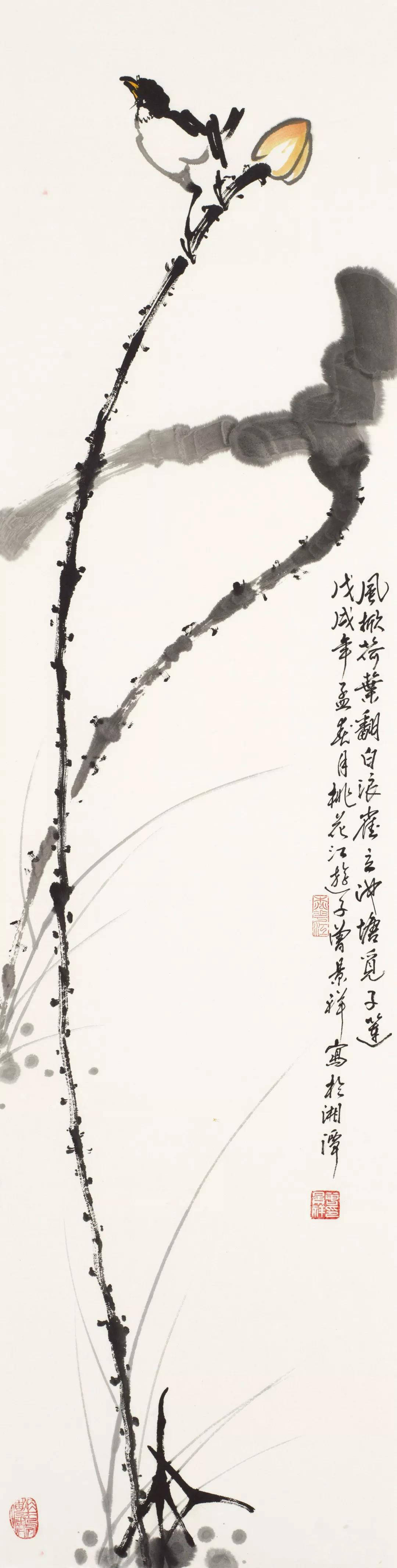 湘潭师范学院!翰墨丹青展风采——画家曾景祥花鸟画作品欣赏