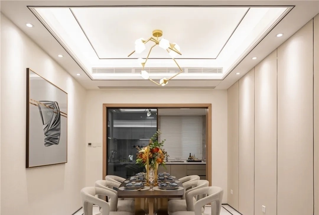 客厅|95后小伙子的“豪宅”,165㎡新中式之家,水墨乘风,叫人佩服