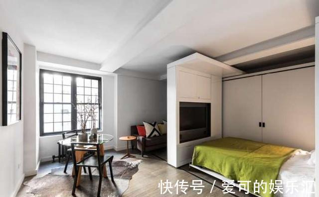 房子|晒晒我家53平米的小蜗居，床藏在电视墙后面，见过吗？