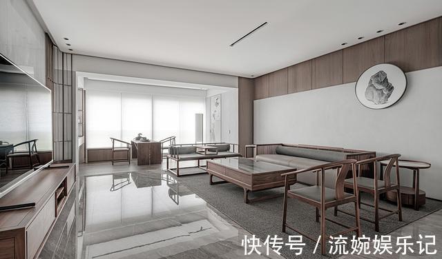 茶室|上海夫妻晒出235㎡新家,越简单越高级,让人一见倾心的中式风