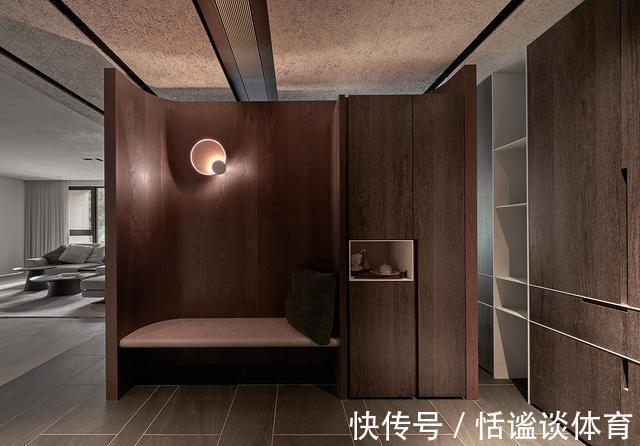 茶室|“去客厅化”的另一种设计，把客厅旋转45°后，简直不要太爽