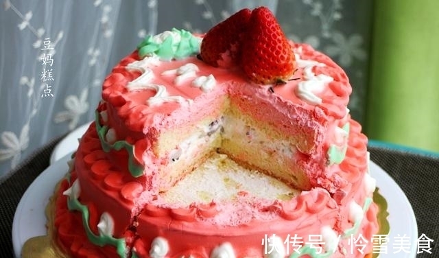 不用牛奶,这蛋糕我家一周至少做2次,配方太好用了~