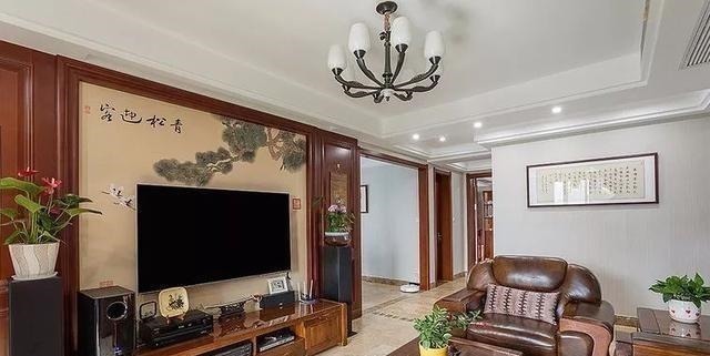 展示柜|新中式客厅电视墙,儒雅端庄,华丽大方!新中式客厅电视墙,儒雅端庄,华丽大方!