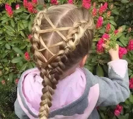 编发 72款好看的儿童编发,有闺女了就要给她编这样的发型,宝妈快收藏