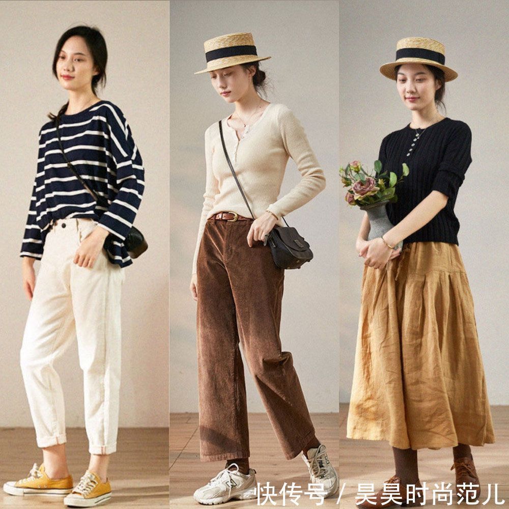 套头 入秋之后天气转凉,24套秋日慵懒风穿搭示范,出门照着穿准没错