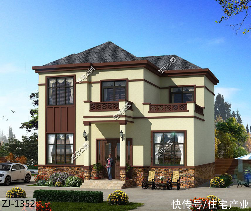 占地尺寸|10套农村别墅,第5、6套建的人最多,第9套造价仅18万?