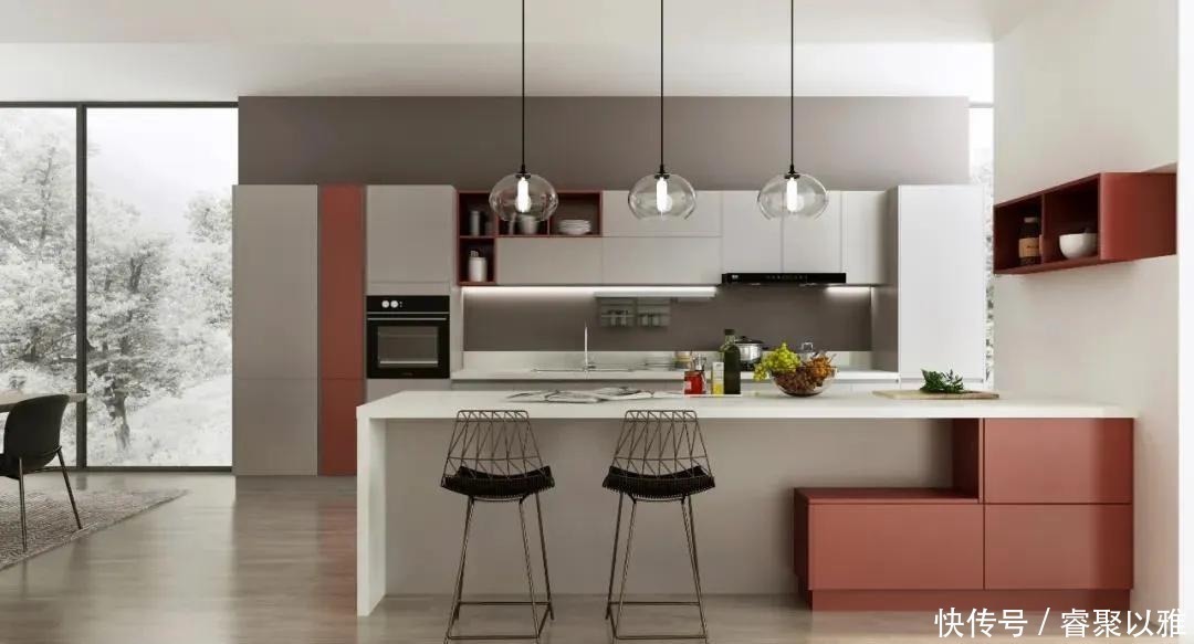 ps|看上去一尘不染的厨房,大家都用了这几种配色~