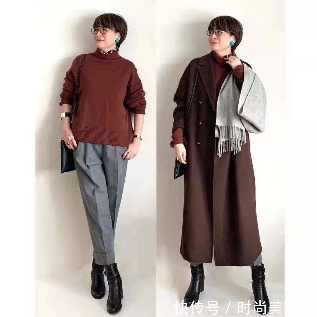 双腿|终于找到适合60岁的冬季穿搭,不冻腿又优雅,比穿打底更洋气