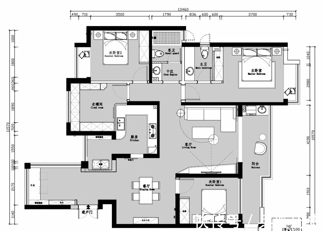 复古调|147㎡现代简约,淡雅温馨,年轻人的舒心之家