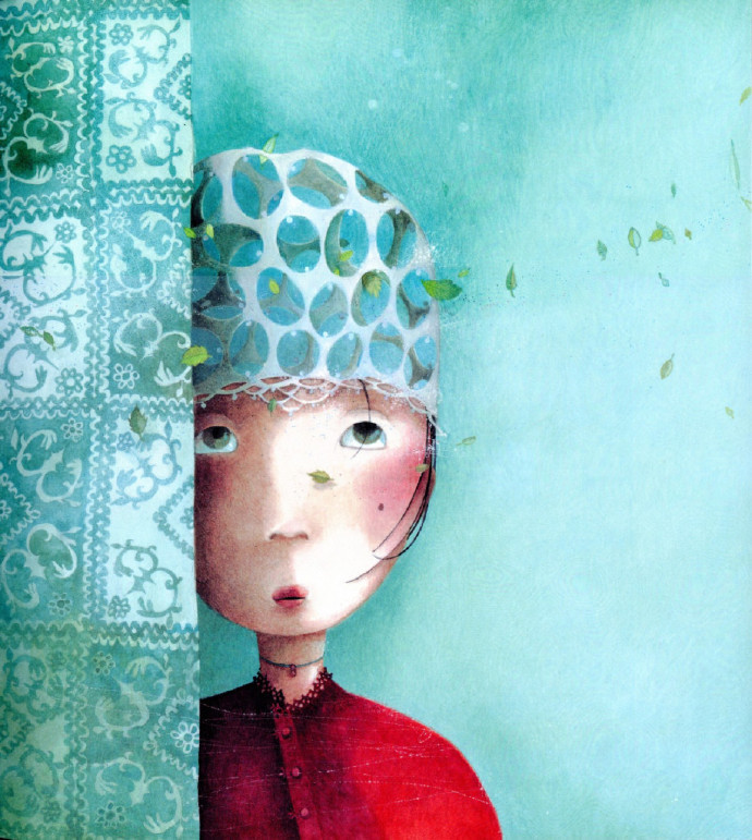 海贝卡·朵特梅-!插画师海贝卡·朵特梅-喜欢用不透明水彩作画,人物造型充满想象力并带有诡异气质