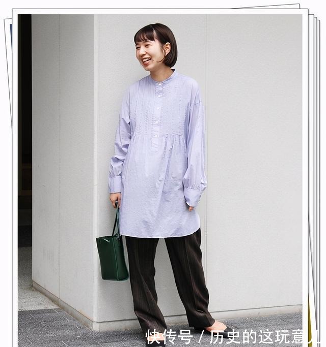 棕色 紫色上衣现在也很时髦，轻松完成秋季的优雅穿搭！
