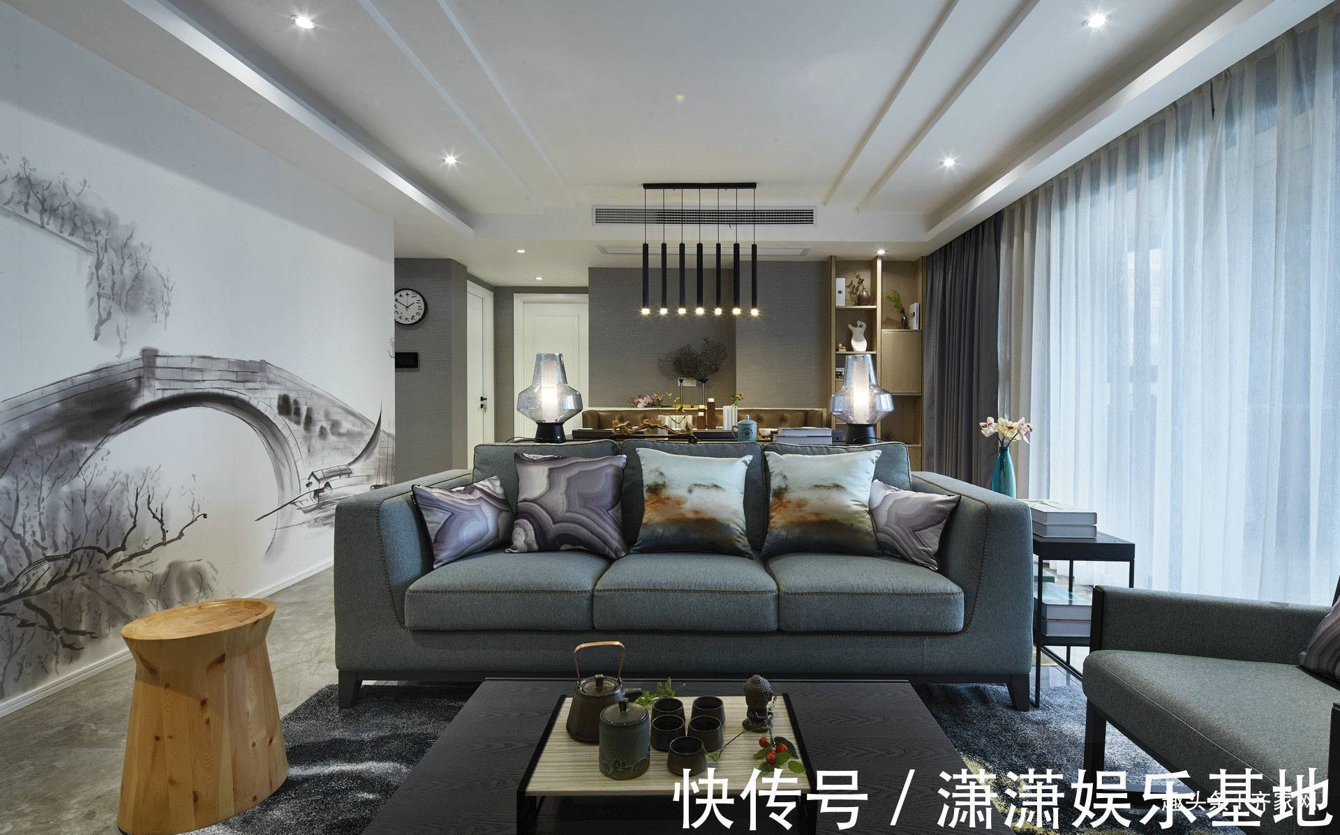 中国传统|150平现代中式，古朴典雅，反映民族文化，体现中国传统神韵！