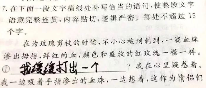 小学生的考试答案有多野？