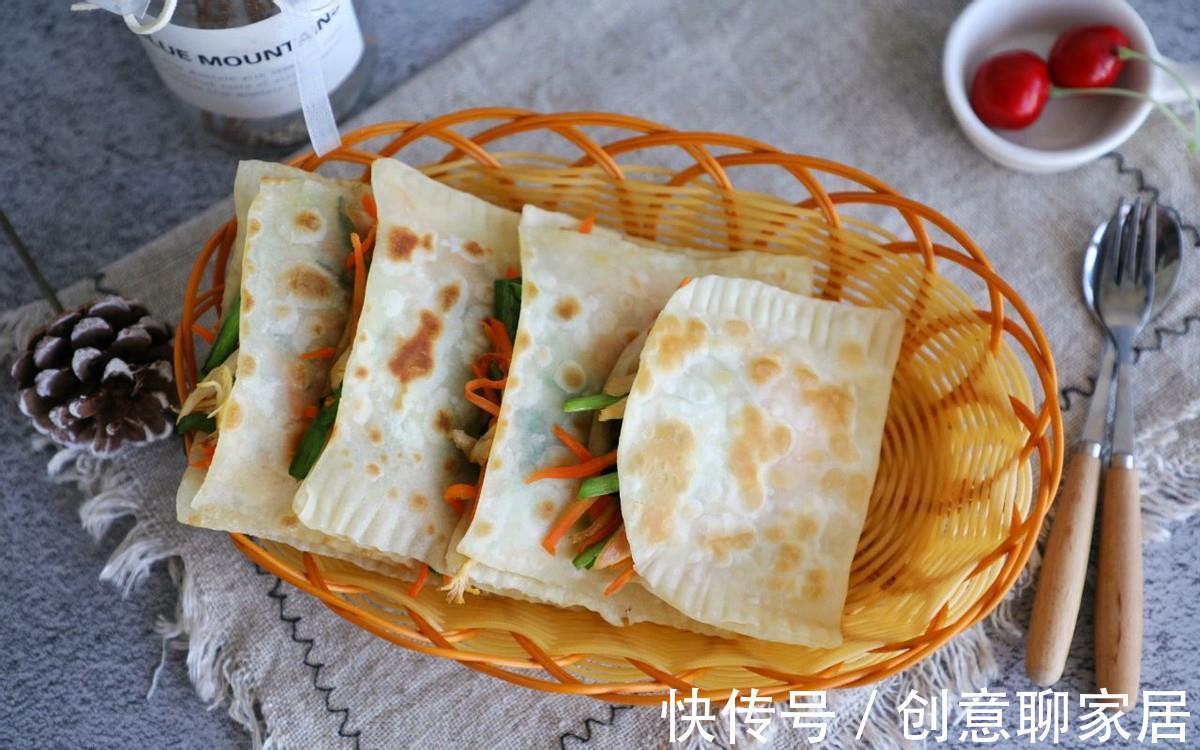 想吃|想吃口袋饼不用出去买，不发面不醒面，放凉了也不硬