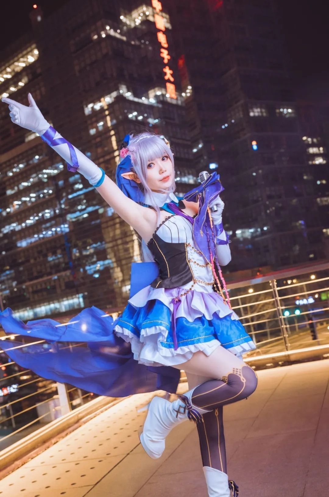 艾米莉亚|cos:艾米莉亚偶像cos正片@安缇兔