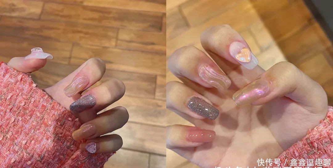 现实中美炸的极光美甲,梦幻炫彩,仙掉眉毛很上头!