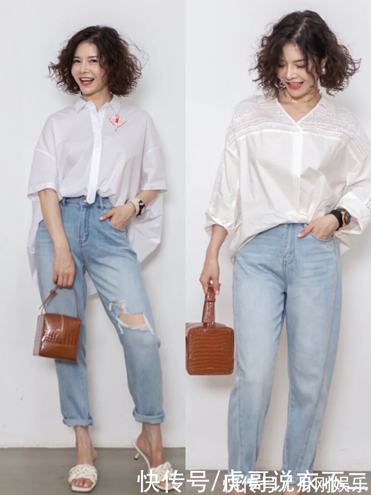 九分裤 优雅与年龄无关,学这位博主的衬衫搭配技巧,50岁依旧是时尚姐姐