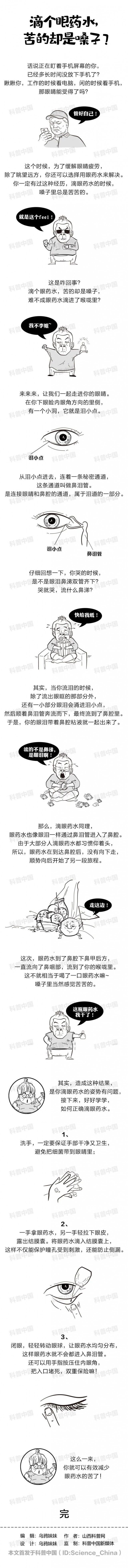 嗓子|滴个眼药水，苦的却是嗓子？那是你的打开方式不对…