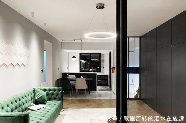 投影仪|110平三居室,储物间、衣帽间、中西厨都有了(附设计图)!