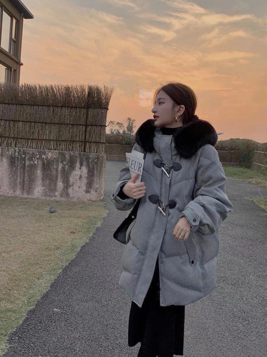 博主|“毛领羽绒服”才是最保暖的单品,软糯温柔又舒适,美得高级