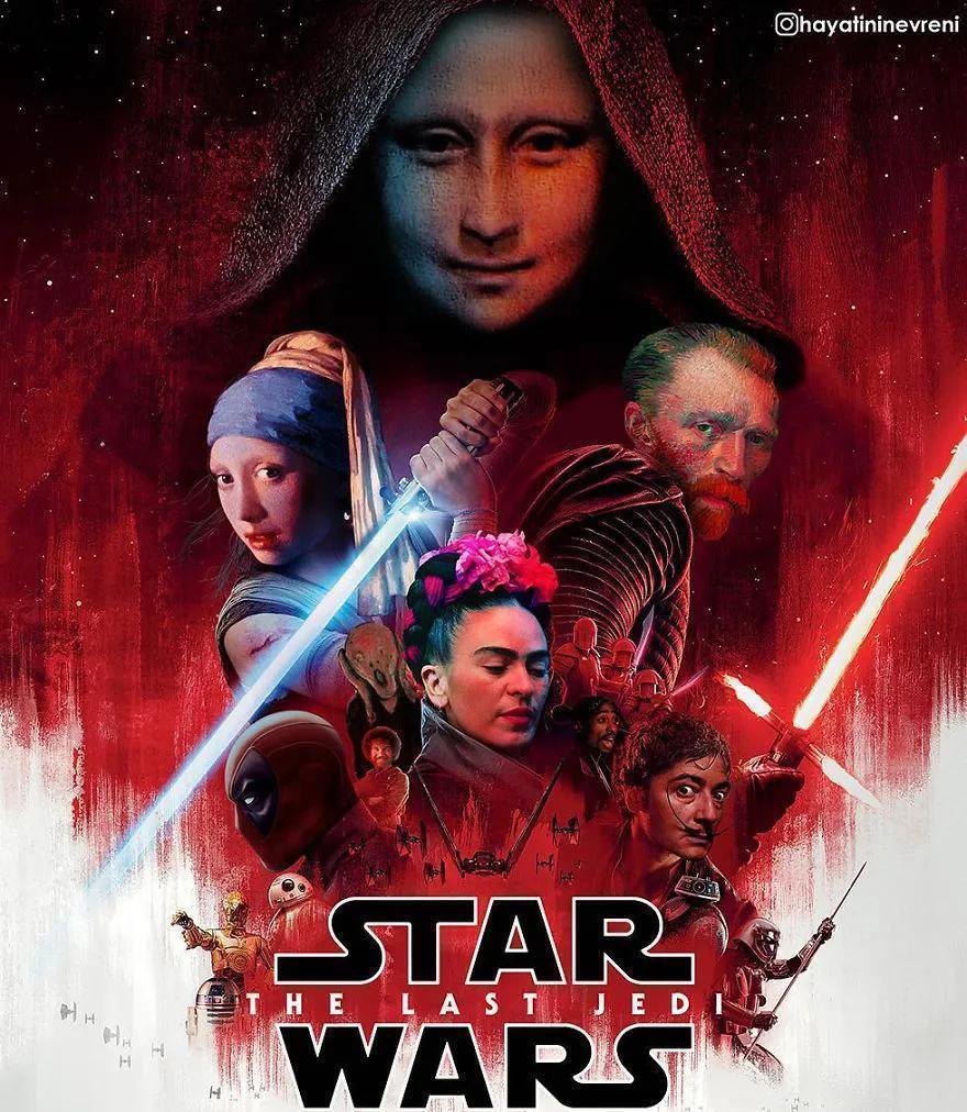 阿尔勒!艺术PS大神恶搞世界名画,梵高和蒙娜丽莎哭晕在厕所…