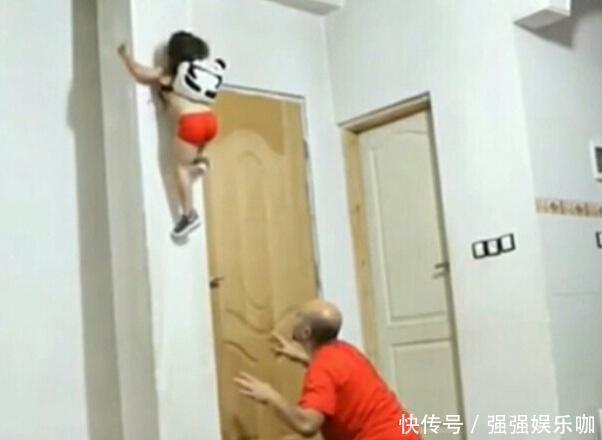 爸爸假扮僵尸吓3岁女儿,女儿接下来的行为,爸爸直接瞪大了双眼!