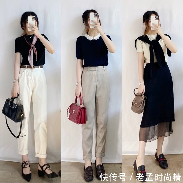 秋季 简单利落的职场穿搭!这些穿搭简单干净有气场,干练稳重又温柔